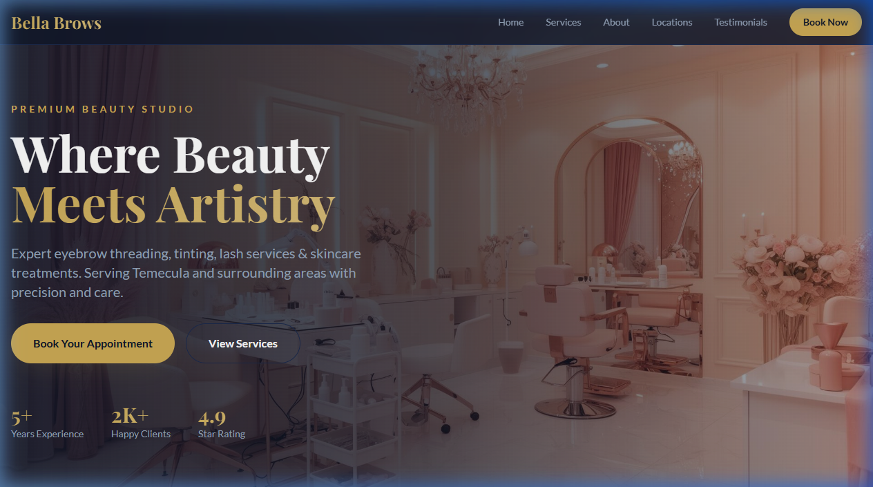 Eyebrow Studio Website