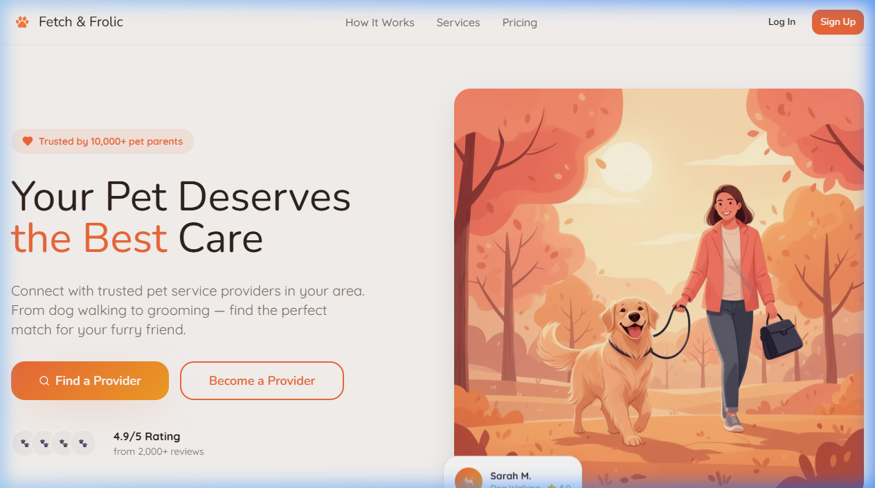 Pet Care Website